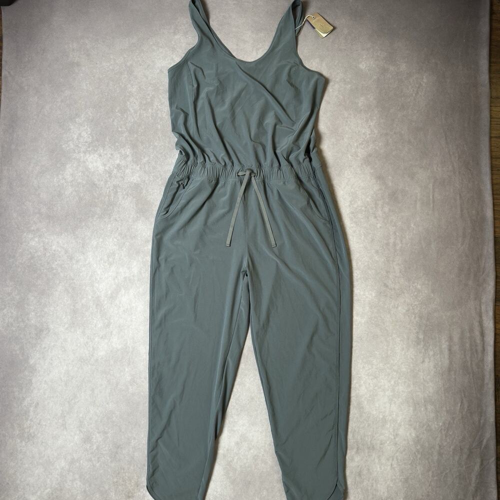 Patagonia Fleetwith Romper Jumpsuit Womens Extra Large NWT Slate Blue Quick Dry